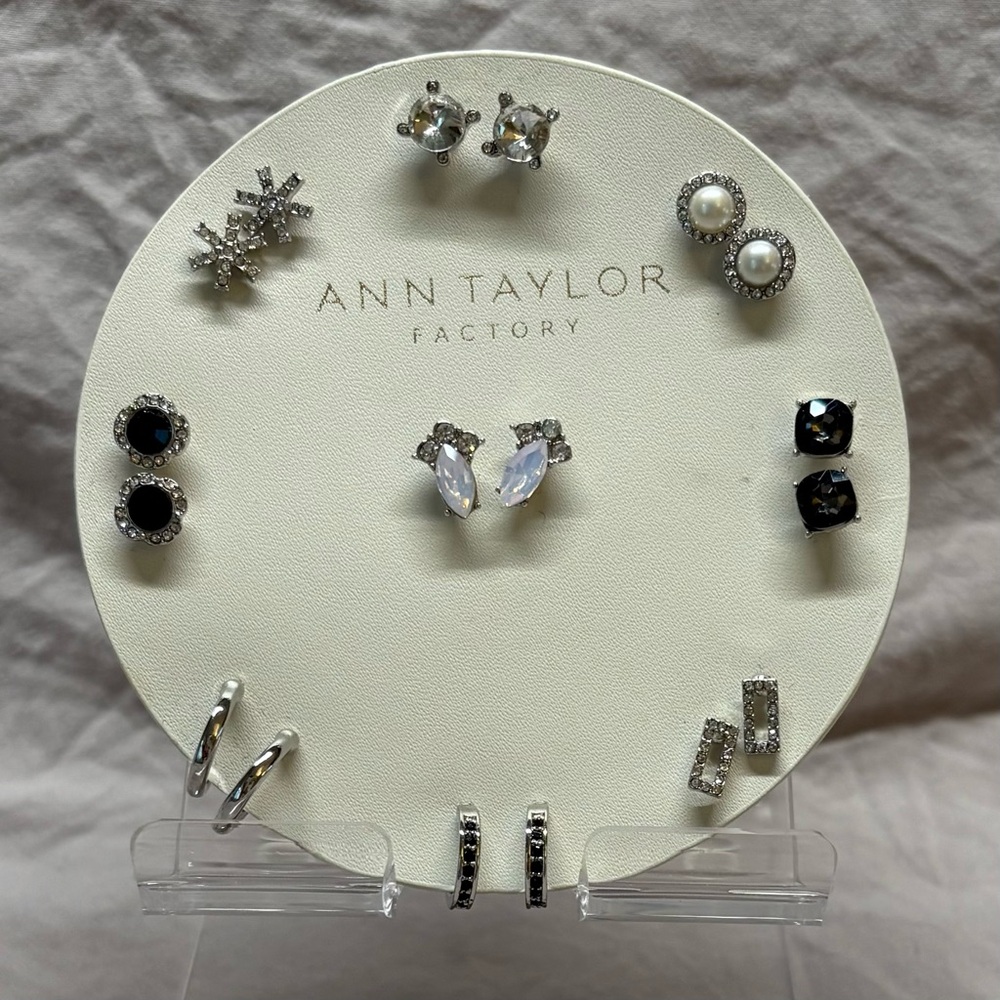 Ann Taylor Factory. Set of 9 Earring Bundle